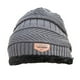 thumbnail image 5 of ¡Rebajas! Gorro Fdelink de invierno para hombre, tejido polar, resistente al viento, bufanda, guantes, tres piezas, gorro de invierno, cálido, gris., 5 of 5