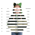 thumbnail image 3 of Otqutp Zip Up Hoodie for Girls Skeleton Print Cat Ear Long Sleeve Jacket Kids Halloween Sweatshirt Fall Windproof Coats, 3 of 4