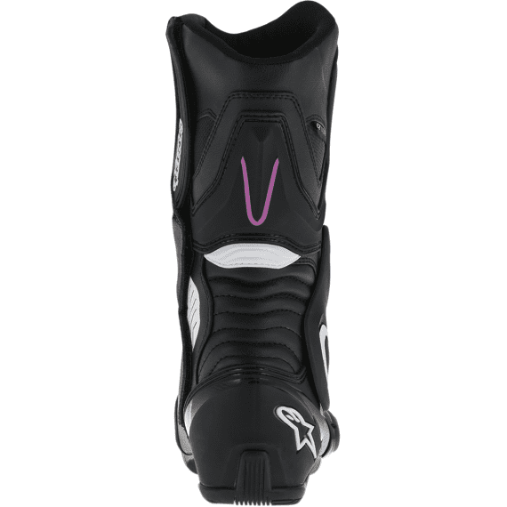 36 EU, Black White Fuchsia Stella Womens SMX-6 v2 Drystar Waterproof Motorcycle Boot