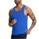 thumbnail image 2 of pstuiky Camisetas sin mangas para hombre, Camiseta deportiva sin mangas de malla de color liso para hombre, de moda, para fitness y secado rápido. Camisas de hombre xl, 2 of 5
