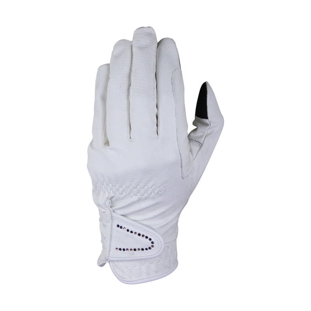 Hy - Guantes de Montar Roka Rose para Adultos Unisex (Blanco)