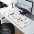 thumbnail image 2 of Pink Watercolor Flowers&nbsp;pad Mousewaterproofnon Slip&nbsp;for Office Home Work Gaminggaming Mouse PadRubber Base Mousepad with Stitched Edges 31.5x11.8inches, 2 of 7