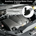 thumbnail image 2 of Bomba de agua de enfriamiento auxiliar para Volkswagen Beetle 2003-2008 No.392020034/8E0261431 Bomba de refrigerante auxiliar 1 Pc, 2 of 6