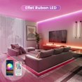 thumbnail image 2 of 5m Led Strip, Multicolor Bedroom Led Strip 5050 Rgb Led Light, Headband with Remote Control, Bluetooth App to Control the Strip in Synchronization wit, 2 of 5