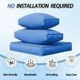thumbnail image 5 of FKSLIFE Patio Furniture Replacement Cushions Outdoor Sectional Ratten Conversation Set Water-Resistant Sofa Cushions Liner and Cover Blue 14 Piece, 5 of 7