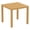 Teak, variant on Compamia Ares 31" Square Resin Patio Dining Table in Black