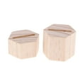 thumbnail image 2 of 1 paar Wooden Jewelry Wedding Bearer Display Stand Holder Organizer, 2 of 8