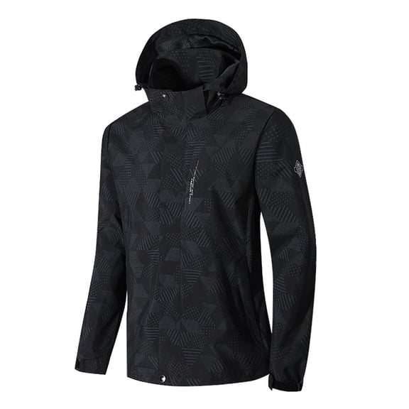 Dpytoraw Men's Spring And Autumn Fashion Casual Windproof Pocket Sports Charge Jacket