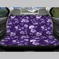 thumbnail image 4 of Jeiento Purple Flowers Car Seat Covers Set of 4 Car Front Seat Covers and Back Seat Covers Protector for Women Girls Automobile Accessories Decor Universal Fit for Most Vehicles, 4 of 6