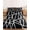 Black, variant on Twin Sze Fitted Sheet Set - Orange Beige Boho 2 Piece Bedding Sets 16" Deep Pocket Fitted Sheet with 1 Pillowcase, Vintage Ethnic Abstract Art Floral Brushed Microfiber Hotel Luxury Bed Sheets