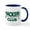 White/Navy Inside, variant on CafePress - Hackers Club Logo Mug - 11 oz Ceramic Mug - Novelty Coffee Tea Cup