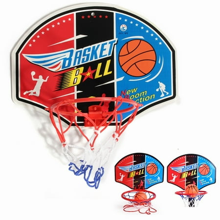 - 4 Types Mini Backboard Hoop Net Set Basketball System With Basketball Sporty Game Toy Gift For Kids Children(Model Random)