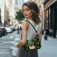 thumbnail image 3 of Eheartsgir PU Leather Hobo Purse Tote for Women, St. Patrick's Clover Pug Lightweight Shoulder Purse for Travel Work, 3 of 8