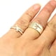 thumbnail image 4 of Anillos De Dinosaurios A Juego Anillos Abiertos Ajustables Anillo De Pareja Para Cumpleaños Aniversario De Graduación Methold AP006652-01, 4 of 6