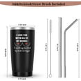 thumbnail image 4 of Valentine''s Day Gift for Husband, Stainless Steel Travel Tumbler with Lid And Straw, Funny Valentine''s Day Birthday Gift for Him Boyfriend Husband Men, Black, 4 of 6