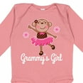 thumbnail image 4 of Inktastic Grammy Girl Ballerina Monkey Girls Long Sleeve Baby Bodysuit, 4 of 5