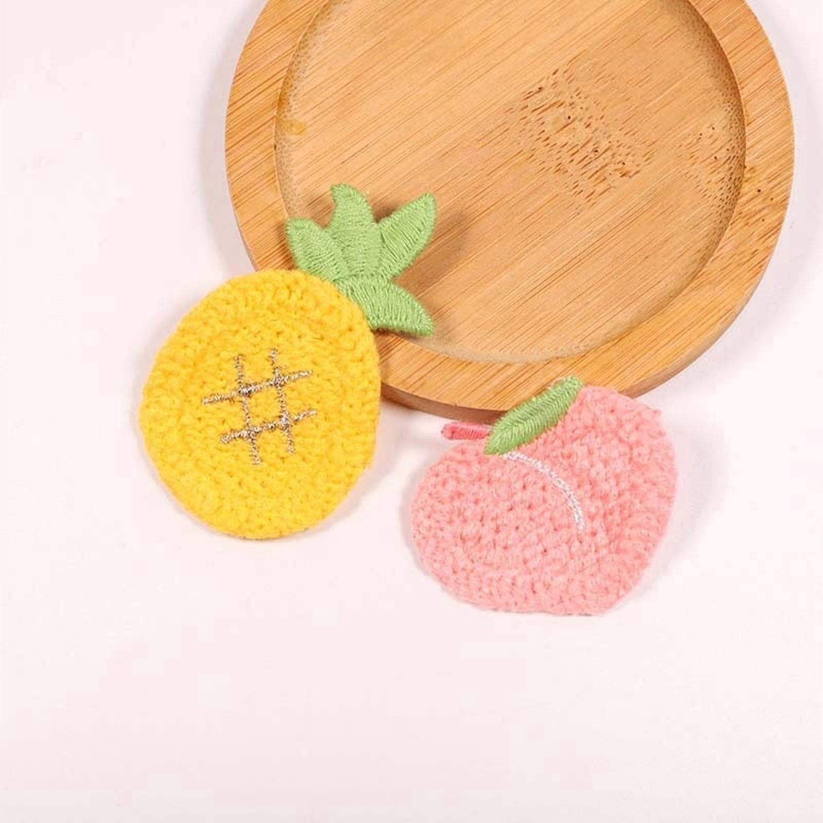 10pcs clothing ledger, hair accessories, handmade decorative accessories patch, fresh fruit series embroidery patch