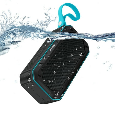 Quality Speakers ELEGIANT Portable Speaker, IPX7 Waterproof Shower Audio Speakers High Sound Quality Outdoor Wrestproof Built-in Microphone And Phone Hands-free ()
