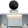 thumbnail image 2 of S SERENABLE Canopy Kit DIY Project Iron for Hanging Lamp Replacement Ceiling Cover Plate Black Dia 15cm, 2 of 7
