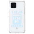 thumbnail image 1 of DistinctInk Clear Shockproof Hybrid Case for Google Pixel 4 XL (6.3" Screen) - TPU Bumper Acrylic Back Tempered Glass Screen Protector - I Read Past My Bedtime, 1 of 1