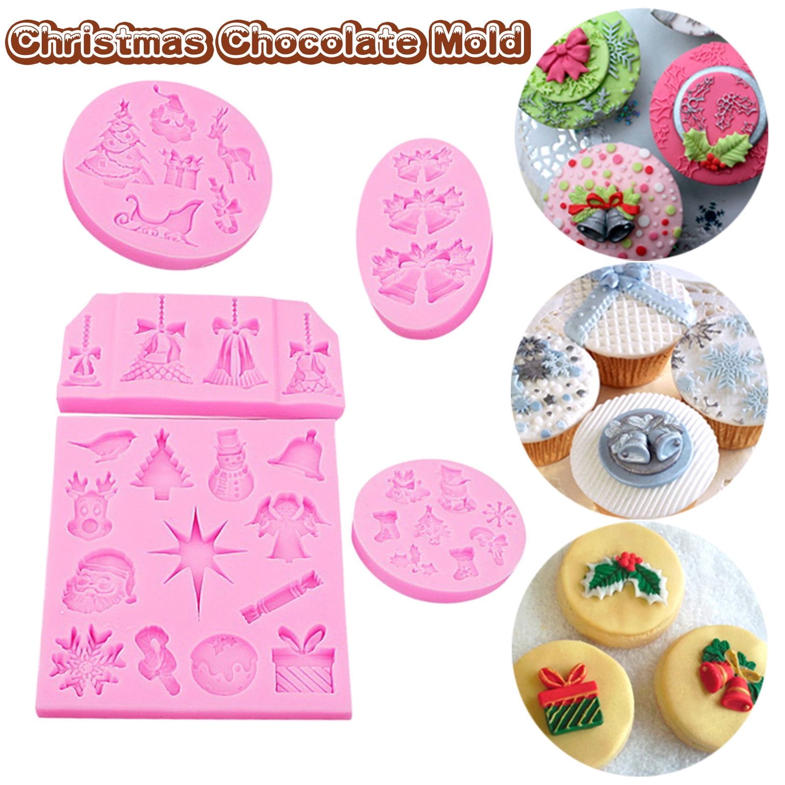 Details about   9 Cup Heart Chocolate Silicone Dessert Mould Baking Cupcake Resin Jewelry Mold. 