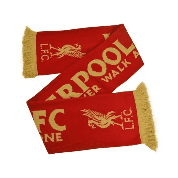 '47 Liverpool FC Red/Gold Acrylic Knit Fan Scarf, Official