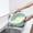 Blue#1226, variant on RuiJiao Plastic Double Dishwashing Basket with Dehydration Rack, Heavy Duty Kitchen Organizer for Fruits Vegetables, 32.5x29x13cm Dish Draining Container (Pink/Green/Blue)