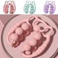 thumbnail image 1 of Masajeador de rodillo muscular de piernas | Abrazadera ajustable de doble hilera | Amasado profundo de tejidos de 360° | Mango ergonómico antideslizante | Relajación de todo el cuerpo | Plástico, 1 of 6