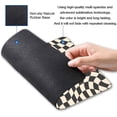 thumbnail image 2 of Black & Cream Checkered Square Mouse Pad Waterproof NonSlip Rubber Base Mousepad for Computer Classic Design for a Professional Look, 2 of 6