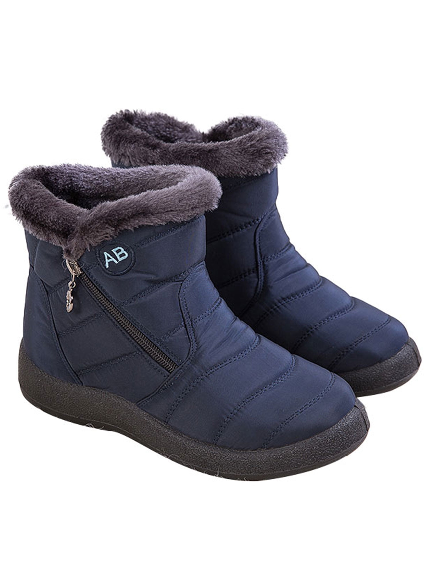 Women Waterproof Winter Shoes Snow Boots Plush-lined Warm Ankle Boot HOT 