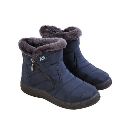 

LUXUR Womens Warm Winter Snow Boots Waterproof Ankle Boots Outdoor Booties Comfort Shoes