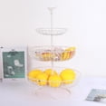 thumbnail image 3 of Yuarrent Cesta de frutas de 3 niveles, soporte de bandeja de de fruta de Metal, cesta de almacenamiento, estante de almacenamiento de Almacenamiento y organización del hogar Yuarrent HA023730-00, 3 of 6