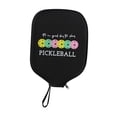 thumbnail image 1 of Cubierta de paleta de pickleball, caja de paleta, manga de neopreno, portador de almacenamiento impermeable, cierre portátil de cremallera Negro, 1 of 8