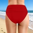 thumbnail image 6 of Chuancc Period Swimwear Shorts Leakproof Menstrual Swim Bathing Suit Built in Bikini Bottom Waterproof Women Red M, 6 of 8