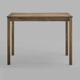 Modern Acacia Wood Counter Height Dark Brown Patio Table by Manor Park