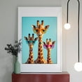 thumbnail image 2 of Diamond Art Kit for Adults, Giraffes Cool Sunglasses Fun Trio Diamond Painting for Adults Beginners, 5D DIY Diamond Art Painting Kits, Colorful Diamond Painting Craft for Home Decor 12x16, 2 of 7