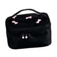 thumbnail image 3 of Boletín de viaje de maquillaje Bolsa de tocador con manija de transporte de gran capacidad Artista de maquillaje Cepille de maquillaje para viajar, 3 of 8