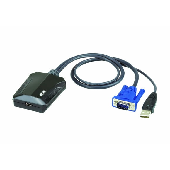 ATEN CV211 Ordinateur Portable Adaptateur de Console USB - Commutateur KVM - 1 ports