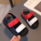 thumbnail image 1 of Sandalias para niños de 3 a 5 años, 4 zapatos para bebés, sandalias ligeras de suela blanda con punta abierta para niños, 1 of 5