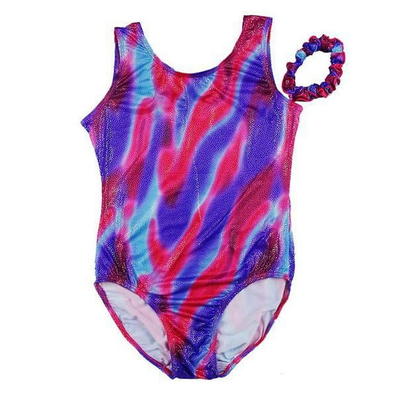 Wenchoice Purple Abstract Tank Leotard - Toddler, Girls & Women Am(Adult M)