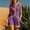 Purple, variant on Elvqul Shorts for Women with Pockets Rompers Wide Leg Sleeveless Holiday Summer Beach Solid Womens Shorts Loose