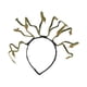 thumbnail image 4 of Diadema de Medusa con serpiente, accesorio para el cabello para disfraz de mujer y niña. oro terroso, 4 of 9