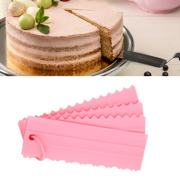 Juego De 4 Raspadores Para Tartas, Herramientas De Borde