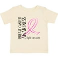 thumbnail image 3 of Inktastic Breast Cancer Awareness Fight, Care, Cure Boys or Girls Baby T-Shirt, 3 of 5