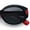 Black Red - Smoke, variant on Womens Mod Oval Thick Plastic Fancy Chic Fashion Sunglasses Black Red - Black
