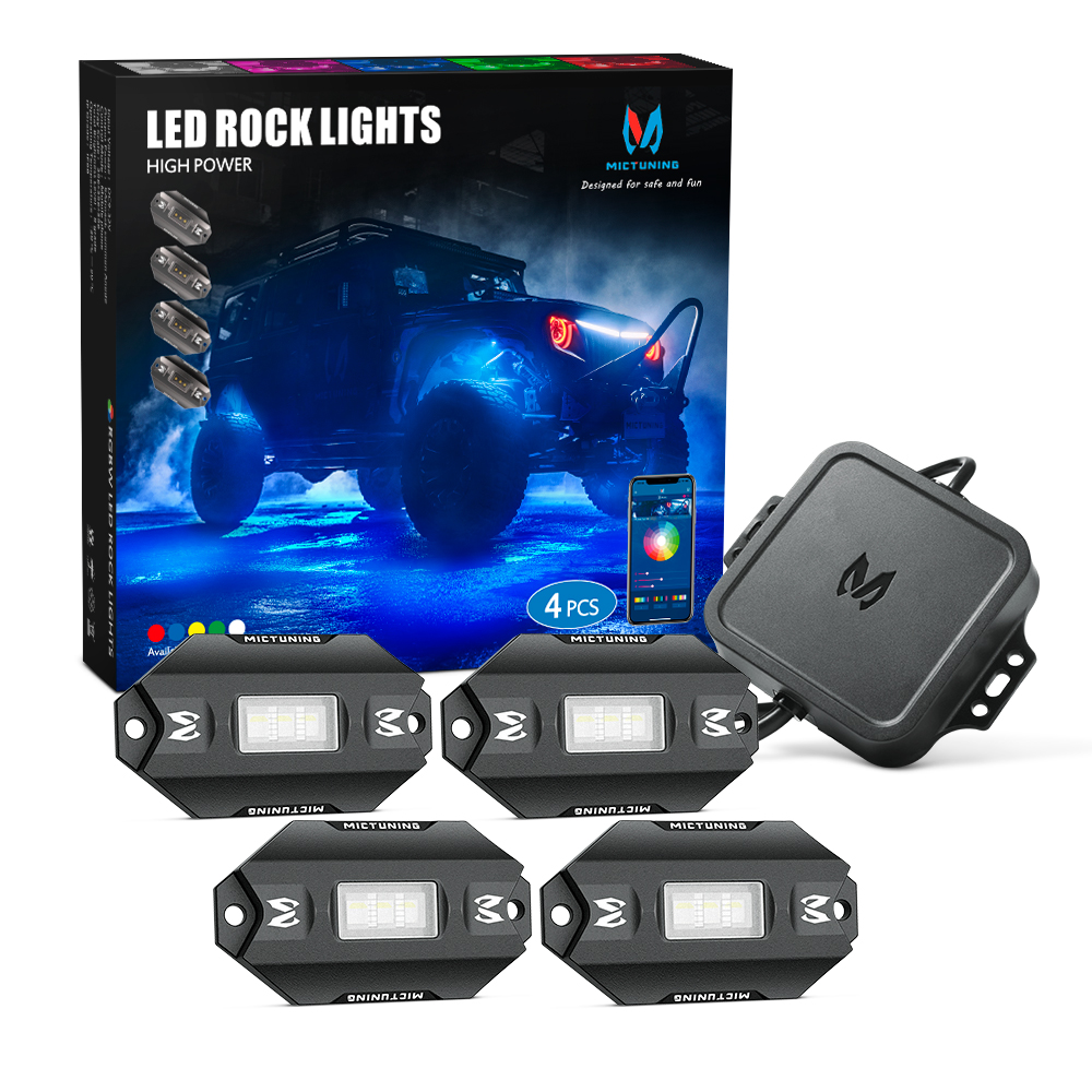 Mictuning C1 4 Pods Rgbw Led Rock Light Underglow Neon