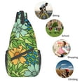 thumbnail image 6 of ZICANCN Crossbody Sling Bag for Men Women - Flowers Floral Background Casual Shoulder Backpacks for Travel Sport Climbing Runners Daypack, 6 of 9