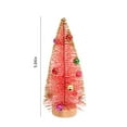 thumbnail image 6 of VANLOFE 25CM/9.8in Small Christmas Trees Tabletop Ornament Mini Artificial Christmas Trees Decor Merry Christmas, 6 of 8
