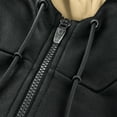 thumbnail image 6 of Men's Fanatics Black New Orleans Saints Checkdown Pass Full-Zip Hoodie, 6 of 6