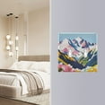 thumbnail image 4 of Yayeee Toggle Light Switch Wall Plate 2-Gang 4.56"x4.48" Decorative Outlet Cover, Abstract Mountain, 4 of 7